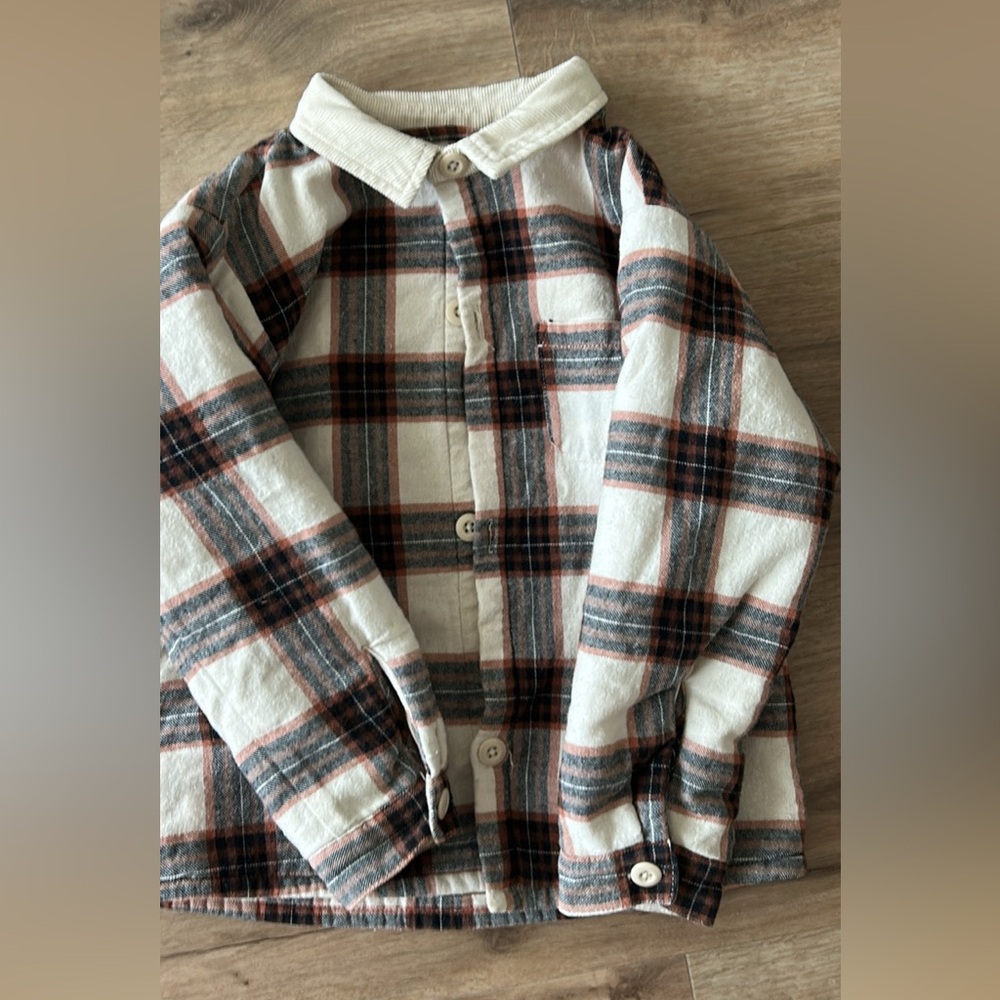 Plaid Kids Shacket